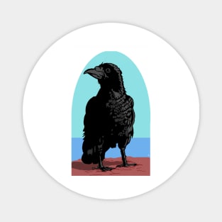 Stoic crow Magnet